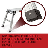 Ladders & Scaffolding: Bullet 50cm Tall Folding Work Platform Aluminium Painting Dry Wall Car Washing