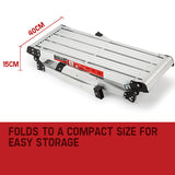 Ladders & Scaffolding: Bullet 50cm Tall Folding Work Platform Aluminium Painting Dry Wall Car Washing