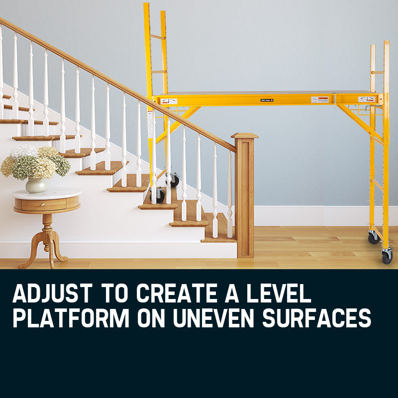 Ladders & Scaffolding: Baumr-AG 450kg Mobile Scaffold High Work Platform Scaffolding Portable