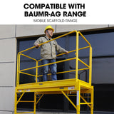 Ladders & Scaffolding: Baumr-AG Safety Guard Rail for Adjustable Mobile Scaffold