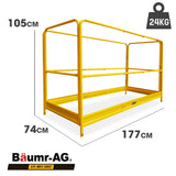 Ladders & Scaffolding: Baumr-AG Safety Guard Rail for Adjustable Mobile Scaffold
