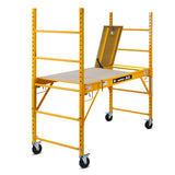 Ladders & Scaffolding: Baumr-AG Adjustable Mobile Scaffolding, 450kg Capacity, with Trapdoor Hatch