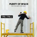 Ladders & Scaffolding: Baumr-AG Adjustable Mobile Scaffolding, 450kg Capacity, with Trapdoor Hatch