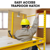 Ladders & Scaffolding: Baumr-AG Adjustable Mobile Scaffolding, 450kg Capacity, with Trapdoor Hatch