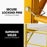 Ladders & Scaffolding: Baumr-AG Adjustable Mobile Scaffolding, 450kg Capacity, with Trapdoor Hatch