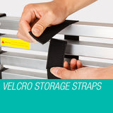 Ladders & Scaffolding: Bullet 2m Telescopic Aluminium Ladder Alloy Extension Extendable Steps