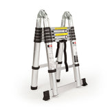 Ladders & Scaffolding: Bullet 3.8m Multipurpose Telescopic Folding Ladder Aluminium Alloy Extension