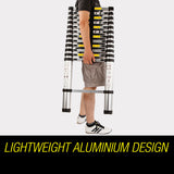 Ladders & Scaffolding: Bullet 3.8m Multipurpose Telescopic Folding Ladder Aluminium Alloy Extension