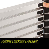 Ladders & Scaffolding: Bullet 3.8m Telescopic Aluminium Ladder Alloy Extension Extendable Steps Multi Portable