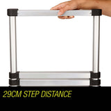Ladders & Scaffolding: Bullet 3.8m Telescopic Aluminium Ladder Alloy Extension Extendable Steps Multi Portable