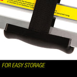 Ladders & Scaffolding: Bullet 3.8m Telescopic Aluminium Ladder Alloy Extension Extendable Steps Multi Portable