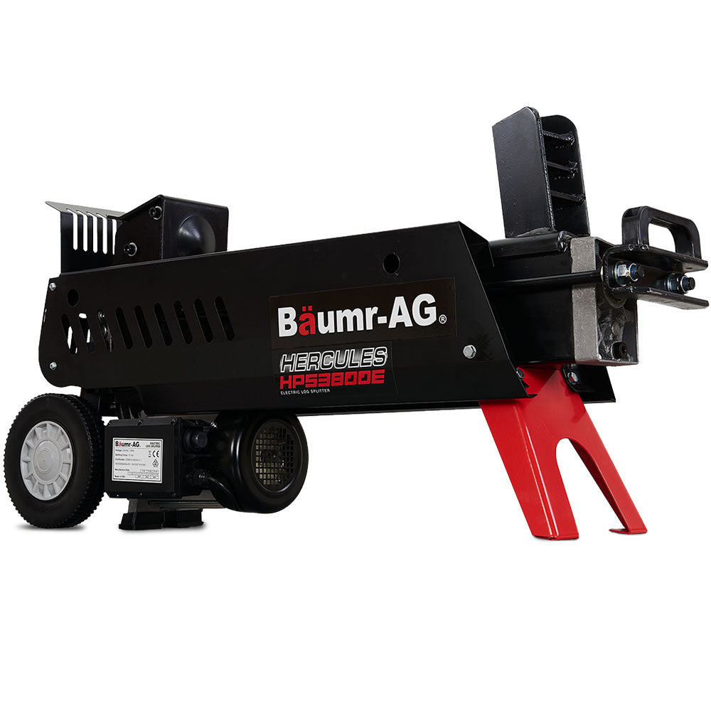 Outdoor Power Equipment: Baumr-AG 10 Tonne Electric Hydraulic Wood Log Splitter - HPS3800E