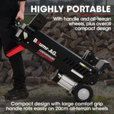 Outdoor Power Equipment: Baumr-AG 10 Tonne Electric Hydraulic Wood Log Splitter - HPS3800E