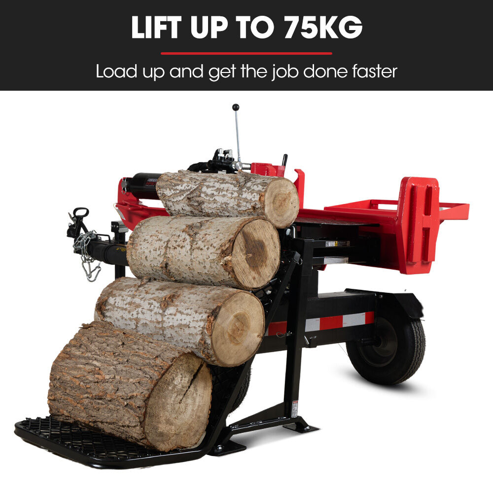 Outdoor Power Equipment: BAUMR-AG Hydraulic Lifter for HPS700 Log Splitter, 75kg Lifting Capacity, Straightforward Attachment