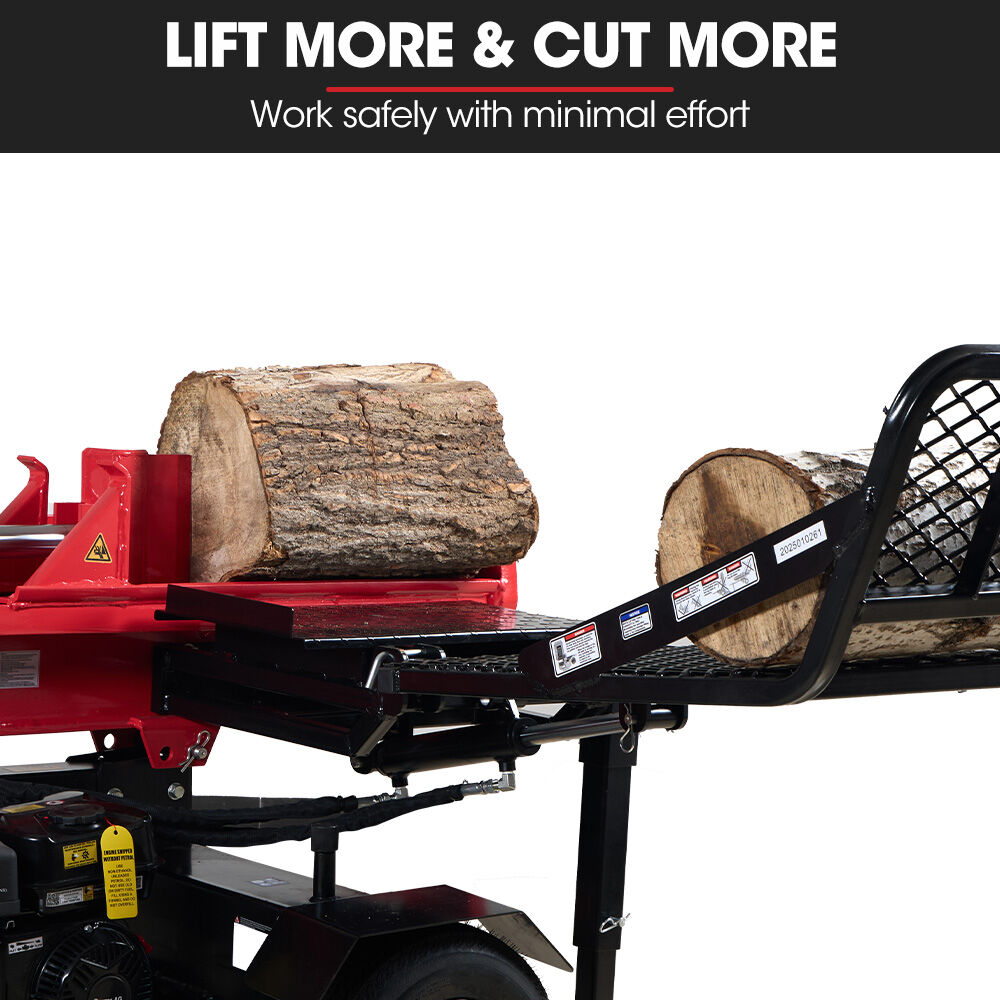 Outdoor Power Equipment: BAUMR-AG Hydraulic Lifter for HPS700 Log Splitter, 75kg Lifting Capacity, Straightforward Attachment