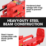Outdoor Power Equipment: BAUMR-AG 20 Tonne Petrol Hydraulic Wood Log Splitter, Horizontal and Vertical Logsplitter - HPS500