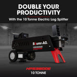 Outdoor Power Equipment: Baumr-AG 4 Way Wood Log Splitting Wedge for 10 Tonne Electric Log Splitter