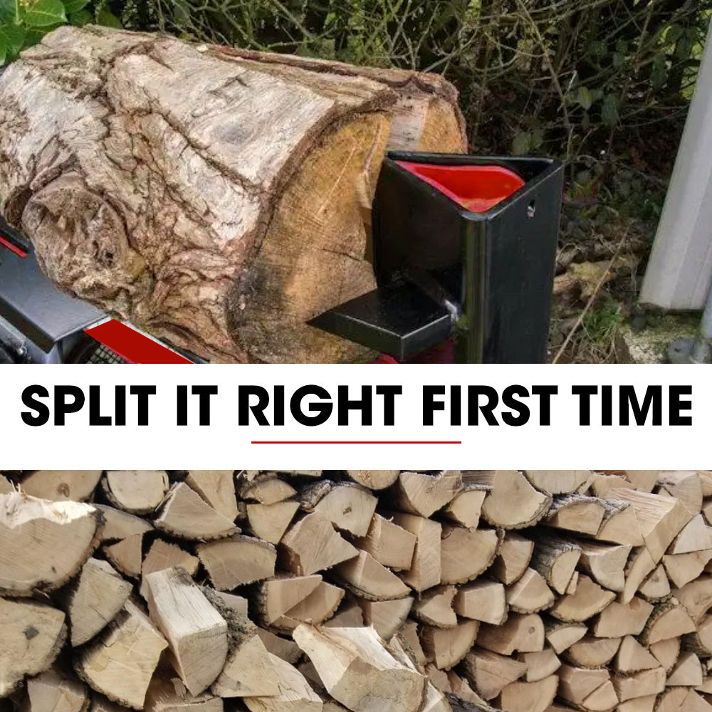 Outdoor Power Equipment: Baumr-AG 4 Way Wood Log Splitting Wedge for 8 & 9 Tonne Electric Log Splitters
