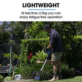 Outdoor Power Equipment: POWERBLADE LN4 20V Cordless Electric Line Trimmer & Garden Edger Kit, with Battery and Fast Charger