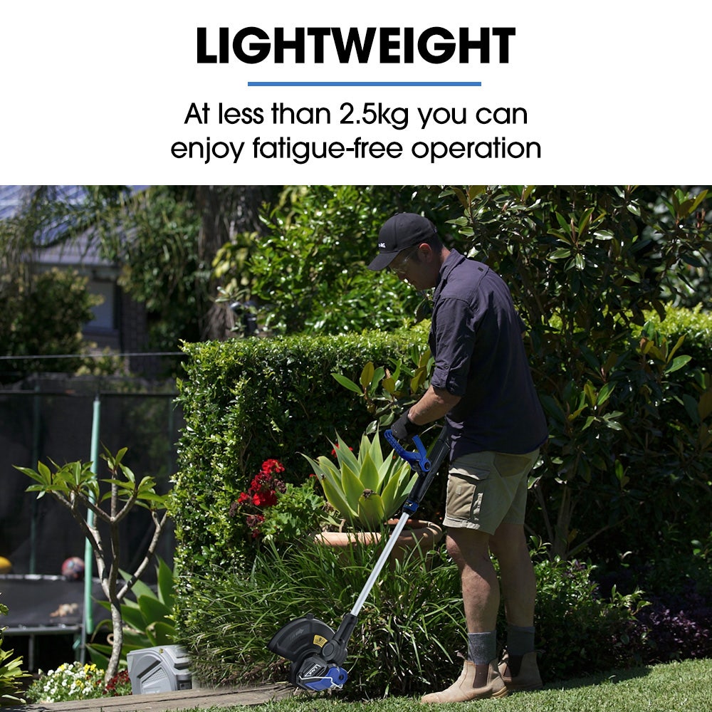 Outdoor Power Equipment: POWERBLADE LN4 20V Cordless Electric Line Trimmer & Garden Edger, Skin Only