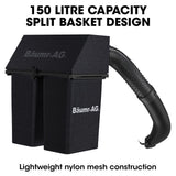 Outdoor Power Equipment: BAUMR-AG 150L Grass Catcher, for 30" 300RX Electric Ride on Lawn Mower