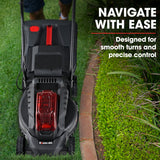 Outdoor Power Equipment: BAUMR-AG 450CX 40V SYNC Cordless Lawn Mower Kit, Fast Charger, 2 x 4Ah Battery, 320mm Grass Cutting Path