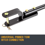 Spreaders & Wheelbarrows: PLANTCRAFT Tow Behind Broadcast Spreader 30kg 26L Seed Fertiliser Tow Rotary