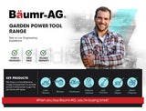 Outdoor Power Equipment: Baumr-AG 31CC Lawn Edger Petrol 4 Stroke Garden Grass Weed Trimmer Blade Cutting