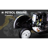 Outdoor Power Equipment: Baumr-AG 31CC Lawn Edger Petrol 4 Stroke Garden Grass Weed Trimmer Blade Cutting