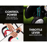Outdoor Power Equipment: Baumr-AG 31CC Lawn Edger Petrol 4 Stroke Garden Grass Weed Trimmer Blade Cutting