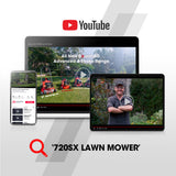 Outdoor Power Equipment: Baumr-AG Lawn Mower 139CC 17 Petrol Push Lawnmower 4-Stroke Engine Catch
