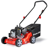 Outdoor Power Equipment: Baumr-AG 139cc Lawn Mower 4-Stroke 16 Inch Petrol Lawnmower Hand Push Engine 35L Catcher