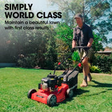 Outdoor Power Equipment: Baumr-AG 139cc Lawn Mower 4-Stroke 16 Inch Petrol Lawnmower Hand Push Engine 35L Catcher