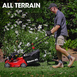 Outdoor Power Equipment: Baumr-AG 139cc Lawn Mower 4-Stroke 16 Inch Petrol Lawnmower Hand Push Engine 35L Catcher