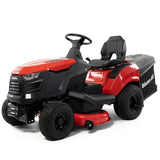 Outdoor Power Equipment: BAUMR-AG 38" Ride On Mower Tractor, Electric Start, 14hp 452cc, Hydrostatic, 100kg Towing, 7 Cut Heights
