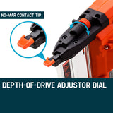Nailers & Staplers: UNIMAC CLS500 15-50mm 18ga 2-in-1 Stapler/Brad Nail Gun, Cordless 20V Lithium Nailer