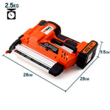 Nailers & Staplers: UNIMAC CLS500 15-50mm 18ga 2-in-1 Stapler/Brad Nail Gun, Cordless 20V Lithium Nailer