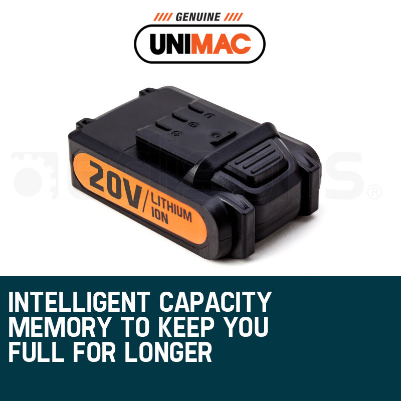 Nailers & Staplers: UNIMAC Nailer 20V Battery Lithium Ion Rechargeable Cordless Nail Gun