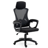 Office & Desk Chairs: FORTIA Ergonomic Office Desk Chair, Height Adjustable Lumbar Support, Mesh Fabric, Headrest, Black