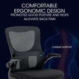 Office & Desk Chairs: FORTIA Ergonomic Mesh Office Chair Computer Seat Adjustable Recline, Black