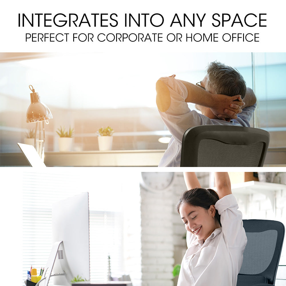 Office & Desk Chairs: FORTIA Ergonomic Mesh Office Chair Computer Seat Adjustable Recline, Black