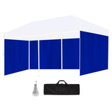 Canopies & Gazebos: RED TRACK Accessory Pack for 6x3m Navy Blue Gazebo, includes Walls, Wheeled Carry Bag, Rechargeable USB Lamp