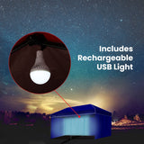 Canopies & Gazebos: RED TRACK Accessory Pack for 6x3m Navy Blue Gazebo, includes Walls, Wheeled Carry Bag, Rechargeable USB Lamp