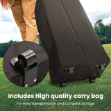 Canopies & Gazebos: RED TRACK Accessory Pack for 6x3m White Gazebo, includes Walls, Wheeled Carry Bag, Rechargeable USB Lamp
