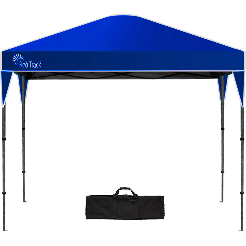 Canopies & Gazebos: RED TRACK 3.6x2.2m Ultra Compact Folding Gazebo, Carry bag, Portable Outdoor Popup Marquee for Camping Beach, Navy Blue