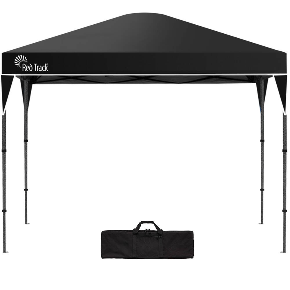 Canopies & Gazebos: RED TRACK 3.6x2.2m Ultra Compact Folding Gazebo, Carry bag, Portable Outdoor Popup Marquee for Camping Beach, Black