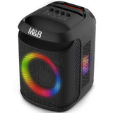 Bluetooth Speakers: M&B Portable Splash Proof 80W Bluetooth Party Speaker, IPX4, TWS Pairing, Multi-Input, Lithium Battery, RGB, USB Charging
