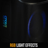 Bluetooth Speakers: M&B Portable Splash Proof 80W Bluetooth Party Speaker, IPX4, TWS Pairing, Multi-Input, Lithium Battery, RGB, USB Charging
