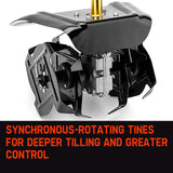 Outdoor Power Equipment: Baumr-AG Tiller Pole Attachment Rotary Hoe Cultivator Commercial Multi Extension