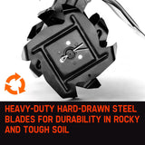 Outdoor Power Equipment: Baumr-AG Tiller Pole Attachment Rotary Hoe Cultivator Commercial Multi Extension